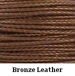 Bronze Braided Leather Bolo Cord