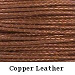 Copper Braided Leather Bolo Cord
