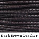 Dark Brown Leather Bolo Cord