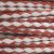 Red & White Leather Bolo Cord