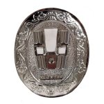 Antique Design Bolo Slide - Silver, Back