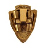 Arrowhead Bolo Slide - Gold, Back