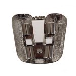 Classic Cowboy Bolo Slide - Silver, Back