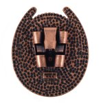 Horseshoe Bolo Slide - Copper, Back
