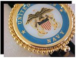 Navy Bolo Tie