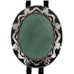 Aventurine Antique Design Bolo Tie