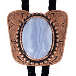 Blue Lace Classic Cowboy Bolo Tie