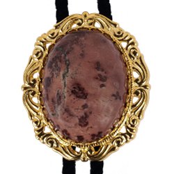 Crazy Horse Antique Scroll Bolo Tie