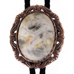 Crazy Lace Antique Scroll Bolo Tie