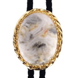 Crazy Lace Twisted Edge Bolo Tie