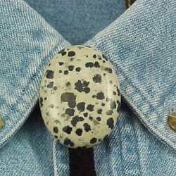 Naked Dalmatian Jasper Bolo Tie