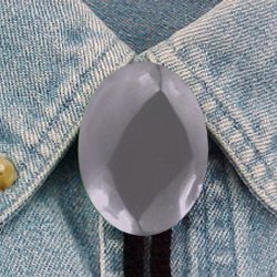 Naked Hematite Bolo Tie