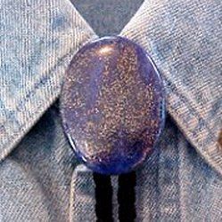 Naked Lapis Lazuli Bolo Tie