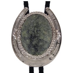 Russian Serpentine Horseshoe Design Bolo Tie