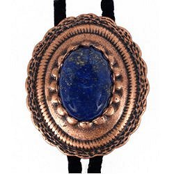 Lapis Lazuli Concho Style Bolo Tie