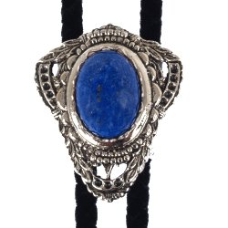 Lapis Lazuli Filigree Style Bolo Tie