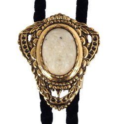 Riverstone Filigree Style Bolo Tie