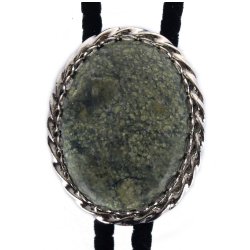 Russian Serpentine Twisted Edge Bolo Tie