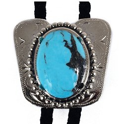 Turquoise Classic Cowboy Bolo Tie