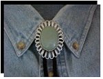 Aventurine Wire Design Bolo Tie