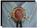 Crazy Horse Antique Design Bolo Tie