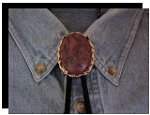 Crazy Horse Twisted Edge Bolo Tie