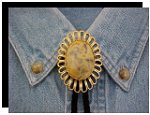 Crazy Lace Wire Design Bolo Tie