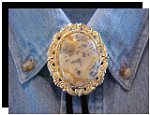 Crazy Lace Antique Scroll Bolo Tie