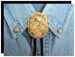 Crazy Lace Twisted Edge Bolo Tie