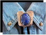 Lapis Lazuli Classic Cowboy Bolo Tie