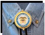Navy Bolo Tie