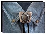 Pyrite Classic Cowboy Bolo Tie