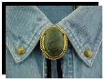 Russian Serpentine Rope Edge Bolo Tie