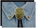 Russian Serpentine Twisted Edge Bolo Tie 