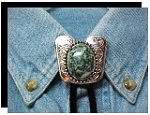 Tree Agate Classic Cowboy Bolo Tie