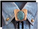 Turquoise Classic Cowboy Bolo Tie