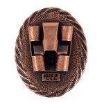 Twisted Edge Bolo Slide - Copper, Back