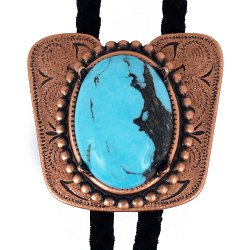 Tooled Western Style Leather Conchos With Gemstone Inlay for Bags, Saddelry  and More 