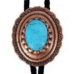 Concho with Turquoise Bolo