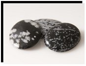 Snowflake Obsidian Stones